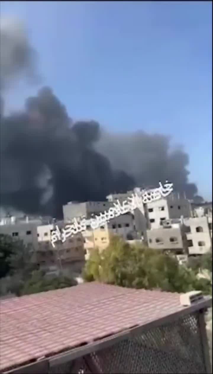 Strikes in Gaza city
