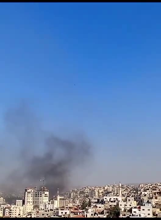 New Israeli bombing in the Jourat Al-Dhahab neighborhood inside Jenin camp.