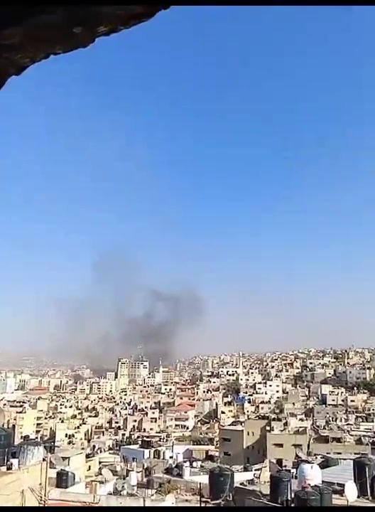 New Israeli bombing in the Jourat Al-Dhahab neighborhood inside Jenin camp.