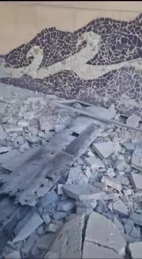 Video appears to show a drone wing at the scene of the blast in Eilat.  