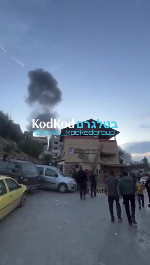 Violent bombing surrounding the Indonesian Hospital a short while ago