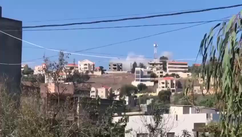 Renewed Israeli army artillery and air strikes in Naqoura, Labbouneh, Mhaibib, Meis Al Jabel