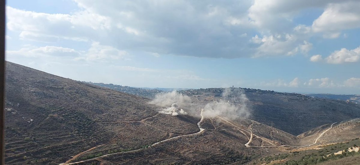 Israeli artillery targeted with heavy shells the outskirts of Kafr Kila and Al-Adisa Al-Tayyibah