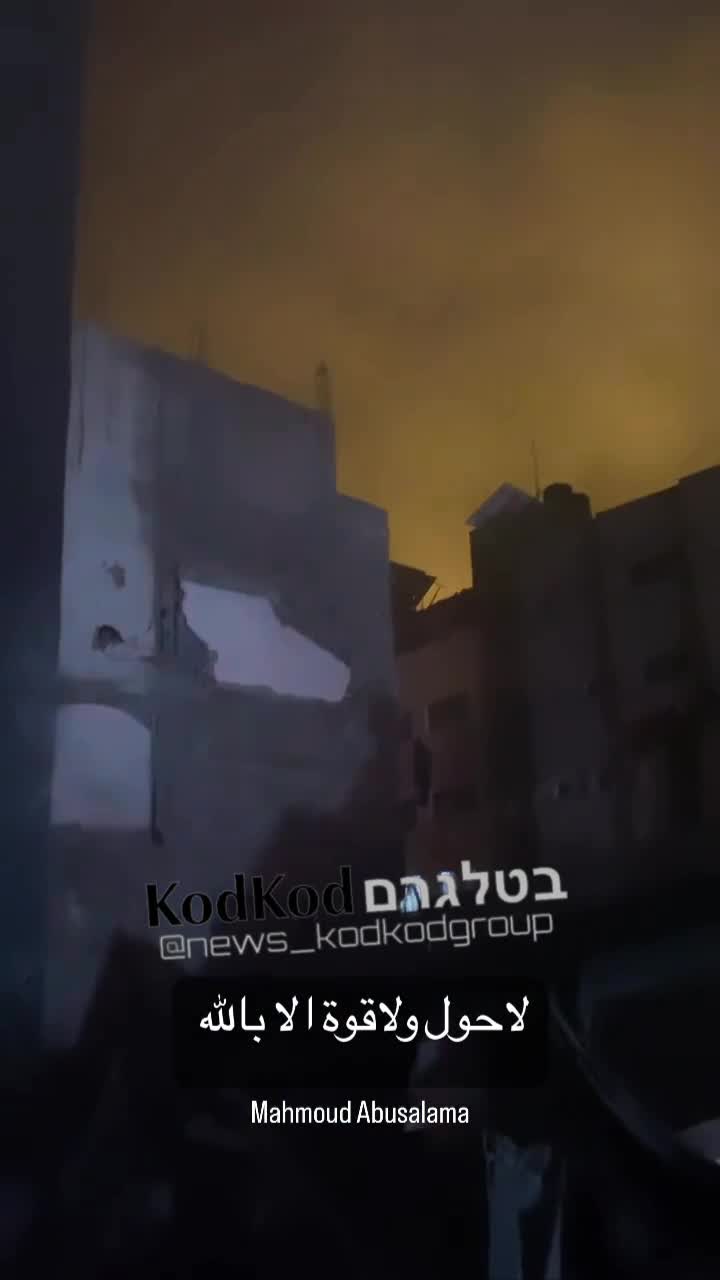 Airstrikes in Jabaliya, North of Gaza