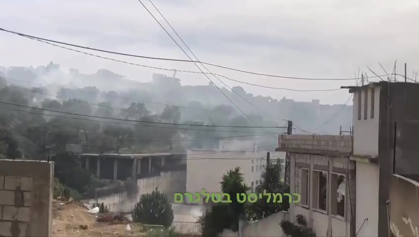 Israeli army artillery fire in Kafrkila  