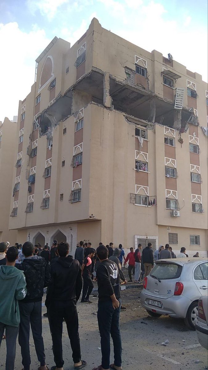 Appears like a precision strike occurred against an apartment building near Khan Yunis. May have been a targeted operation