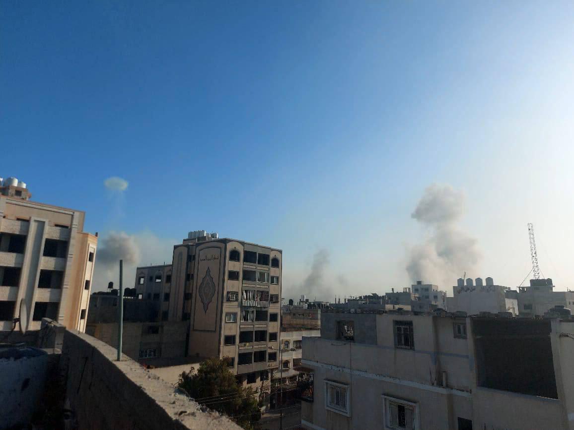 صفا  قصف اسرائيلي مستمر على حي الزيتون شرق غزة