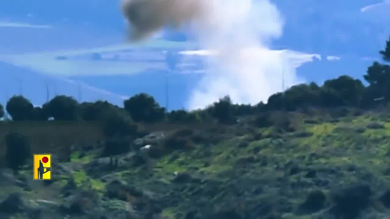 Hezbollah publishes footage of a loitering drone used against Israeli forces near the Lebanon-Israel border