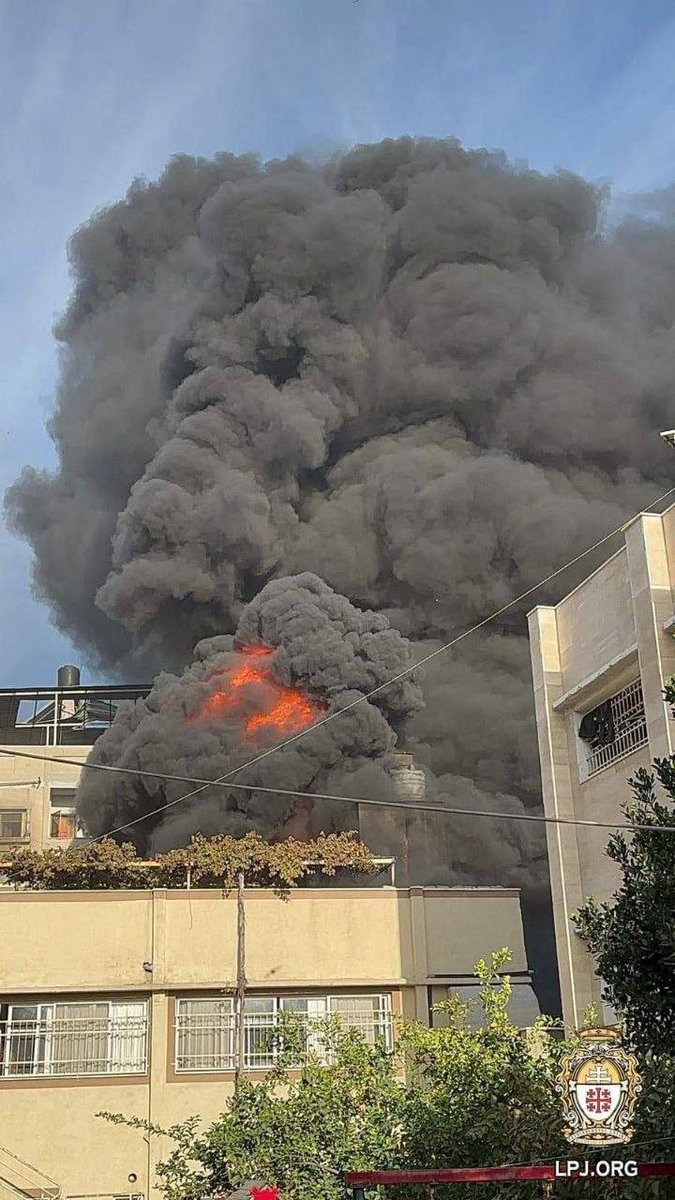 Israel just bombed the Latin Monastery Church of Gaza