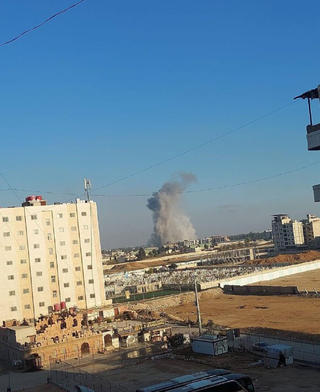 An explosion occurred in Damascus, government-controlled agencies blame Israeli strikes
