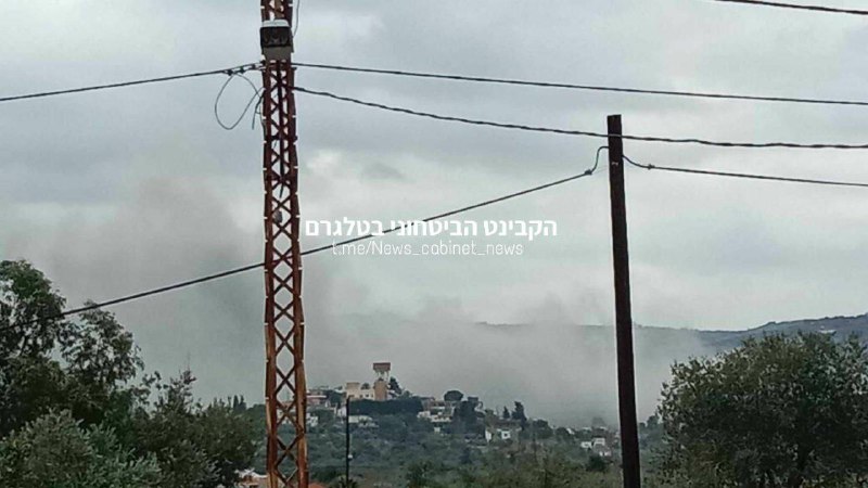 From the Israeli army air strikes between Yarine and Tayr Harfa
