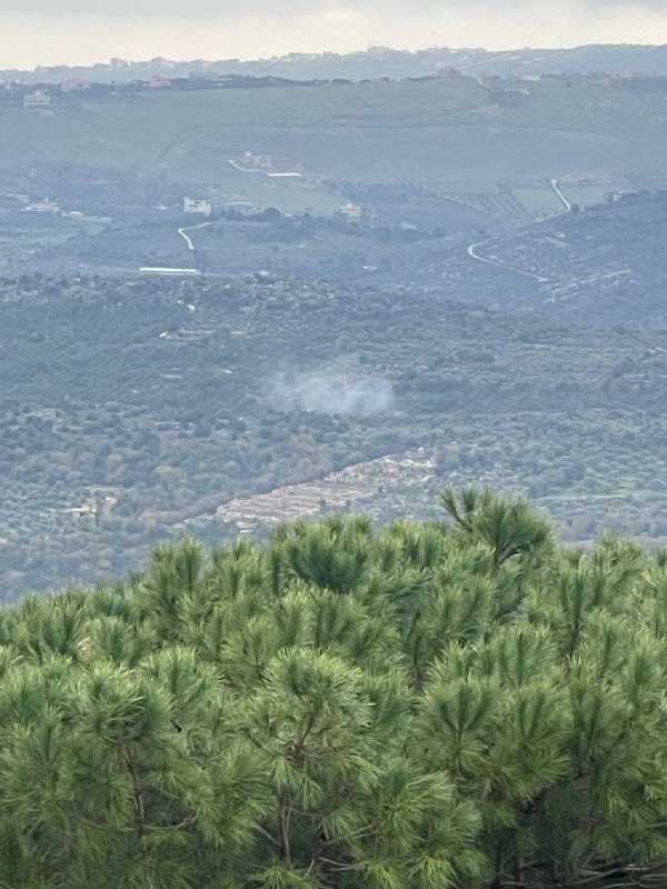 Israeli army artillery towards Kafrchouba, Kafrhamam, Chebaa,Habbariyeh, Rachiye Al Foukhar, Khiam, Kafrkila, Beit Lif