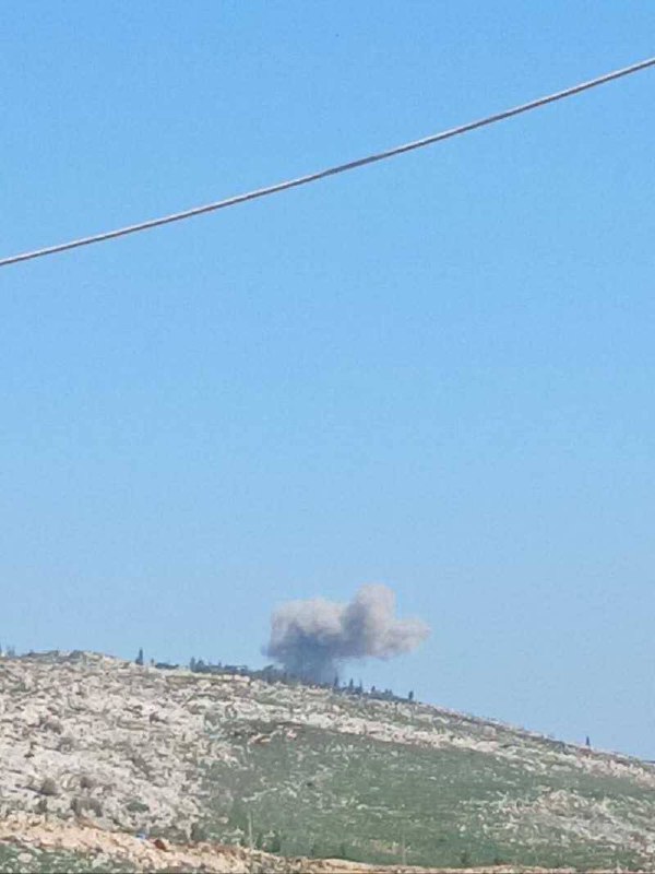 Israeli army air strikes in Khiam