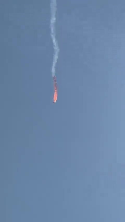 At (09:20) in the morning of Monday, February 26, 2024, Hezbollah Air Defense shot down a large Israeli Hormuz 450 drone with a surface-to-air missile over the Iqlim al-Tuffah area, and it was seen falling 