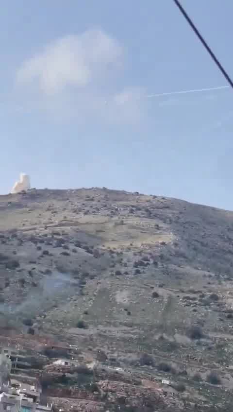 Footage of the Iron Dome engaging a barrage of Hezbollah rockets fired from Lebanon at the Golan Heights, over the Durze town of Majdal Shams