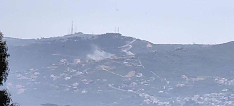 Israeli artillery shelling targets the eastern neighborhood of the town of Al-Adissa