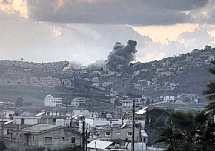Israeli aircraft bombed a house for the AlAttar family in the AlHakar