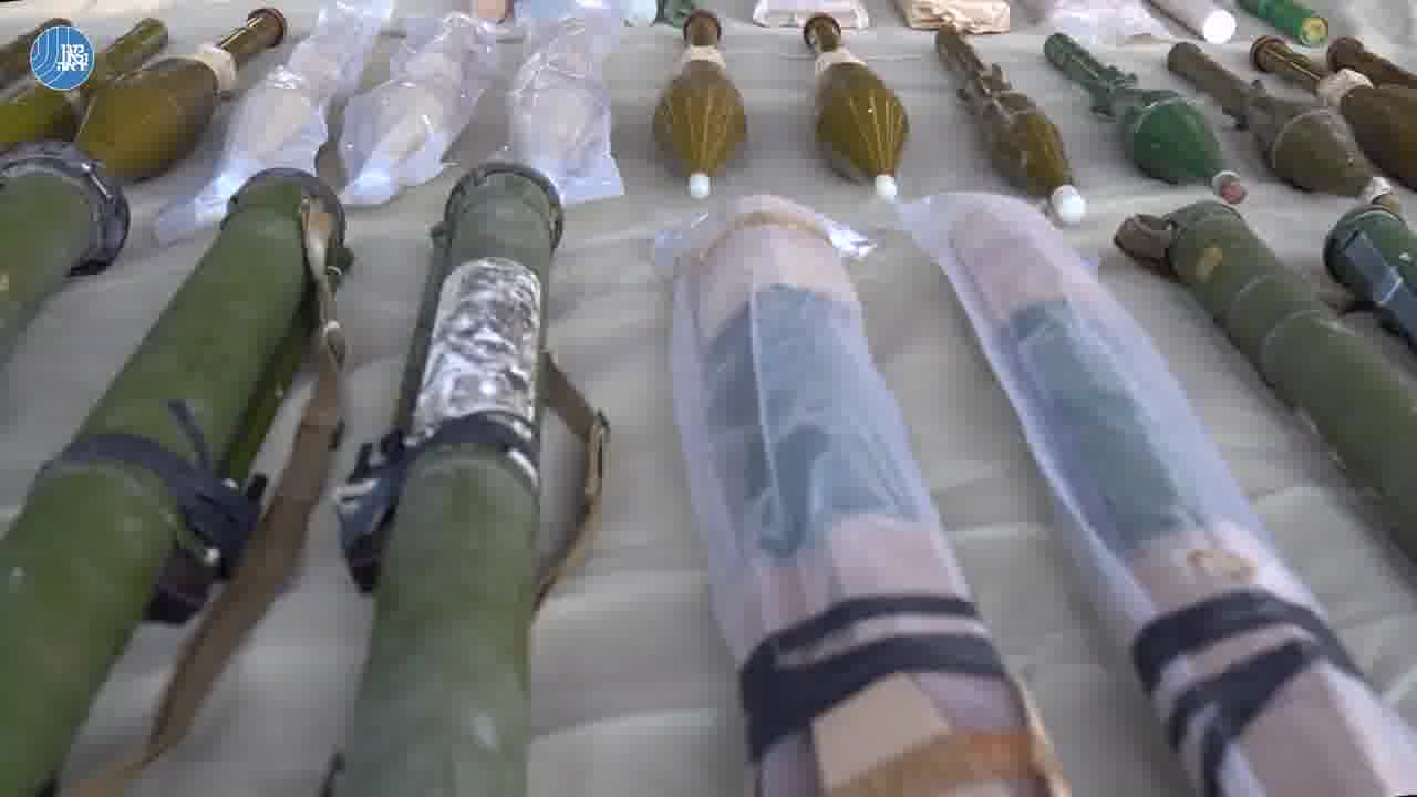 The Shin Bet and Israeli army thwarted the smuggling of advanced weapons, including Iranian fragmentation charges and anti-tank mines, destined for the West Bank -ISA Spokesperson's Unit