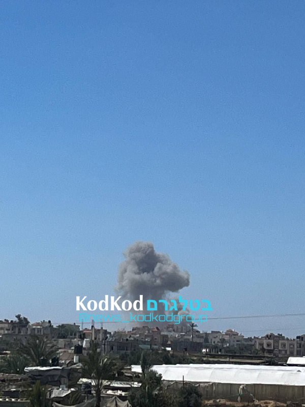 The air force attack in Rafah a short time ago