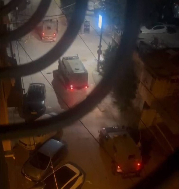 Israeli security forces continue to storm the Kafr Saba neighborhood in the city of Qalqilya