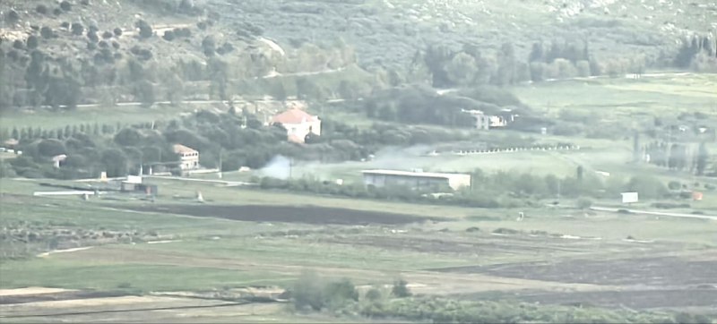 Israeli artillery shelling targets the southern outskirts of Khiam City