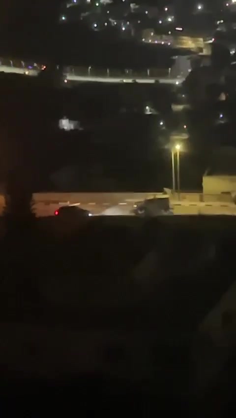 An army force stormed the town of Sinjil, northeast of Ramallah, a short while ago