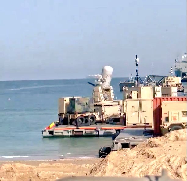 FDD's Long War Journal can confirm the U.S. has established an air defense system at the Gaza pier. Separately, pictures online show what appears to be a C-RAM system recently installed at the port
