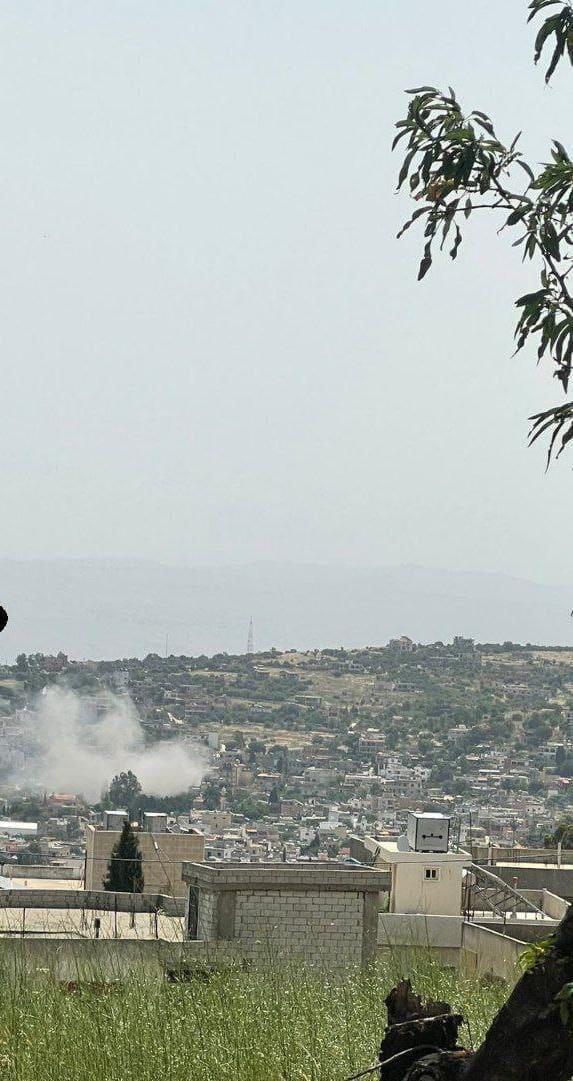 Airstrike on a compound in Aitaroun, southern Lebanon