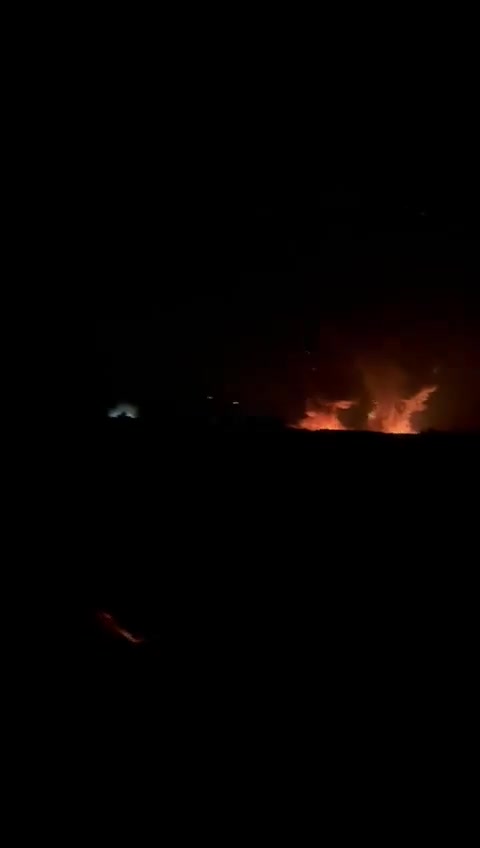 Footage shared on social media purportedly shows the Israeli airstrike in northeastern Lebanon's Hermel District this evening. Lebanese media are reporting Israeli airstrikes in the Hermel District of northeastern Lebanon, in what appears to be a response to numerous Hezbollah attacks on northern Israel over the past day, and the terror group downing an Israeli army drone. 