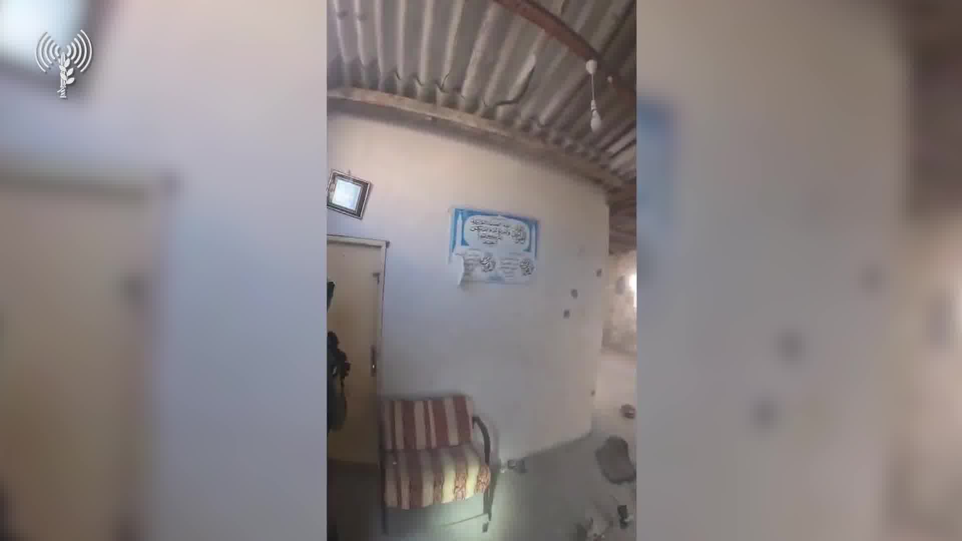 The Israeli military releases footage showing how Hamas smashed holes in walls of homes in southern Gaza's Rafah to allow terror operatives to move between buildings to fight Israeli army troops.The Israeli army says troops of the Nahal Brigade found several such holes in dense neighborhoods of Rafah