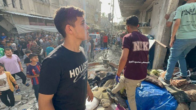 شــهداء وعدد من الإصابات بقصف طائرات  منزلين لعائلتي النجار والخطيب بمخيم البريج وسط القطاع