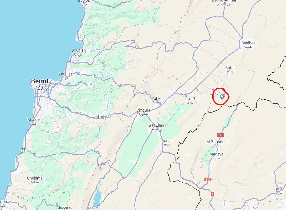 Some initial reports of an Israeli airstrike targeting a site near Janta and Yahfoufa in the Beqaa Valley