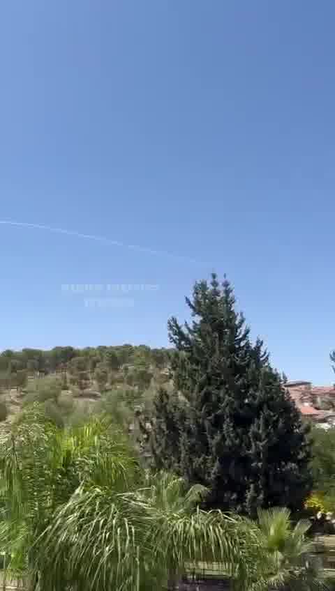 Interceptor launch from Tzfat area during the most recent UAV alerts