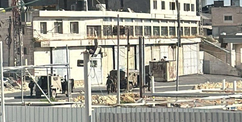 قوات  تقتحم منطقة صافا في بيت أمر شمال الخليل.