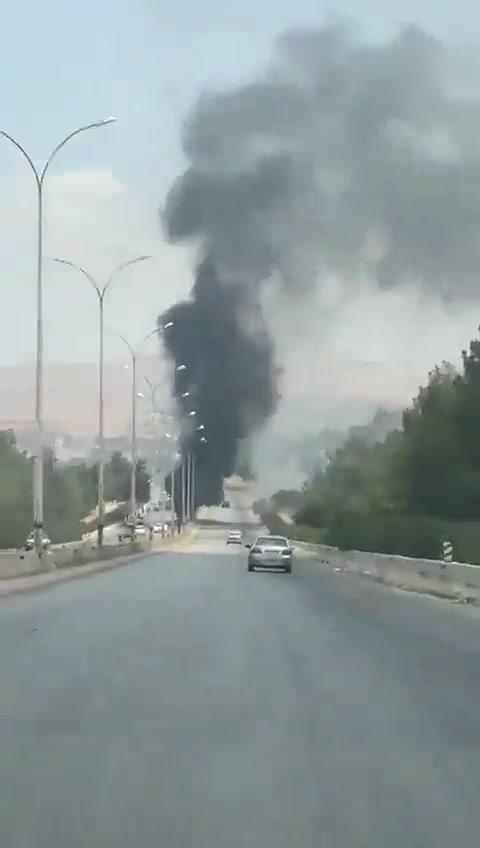 Lebanese media report an Israeli airstrike against a vehicle on the Beirut-Damascus highway, near a checkpoint between Lebanon and Syria