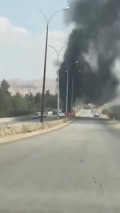 Lebanese media report an Israeli airstrike against a vehicle on the Beirut-Damascus highway, near a checkpoint between Lebanon and Syria