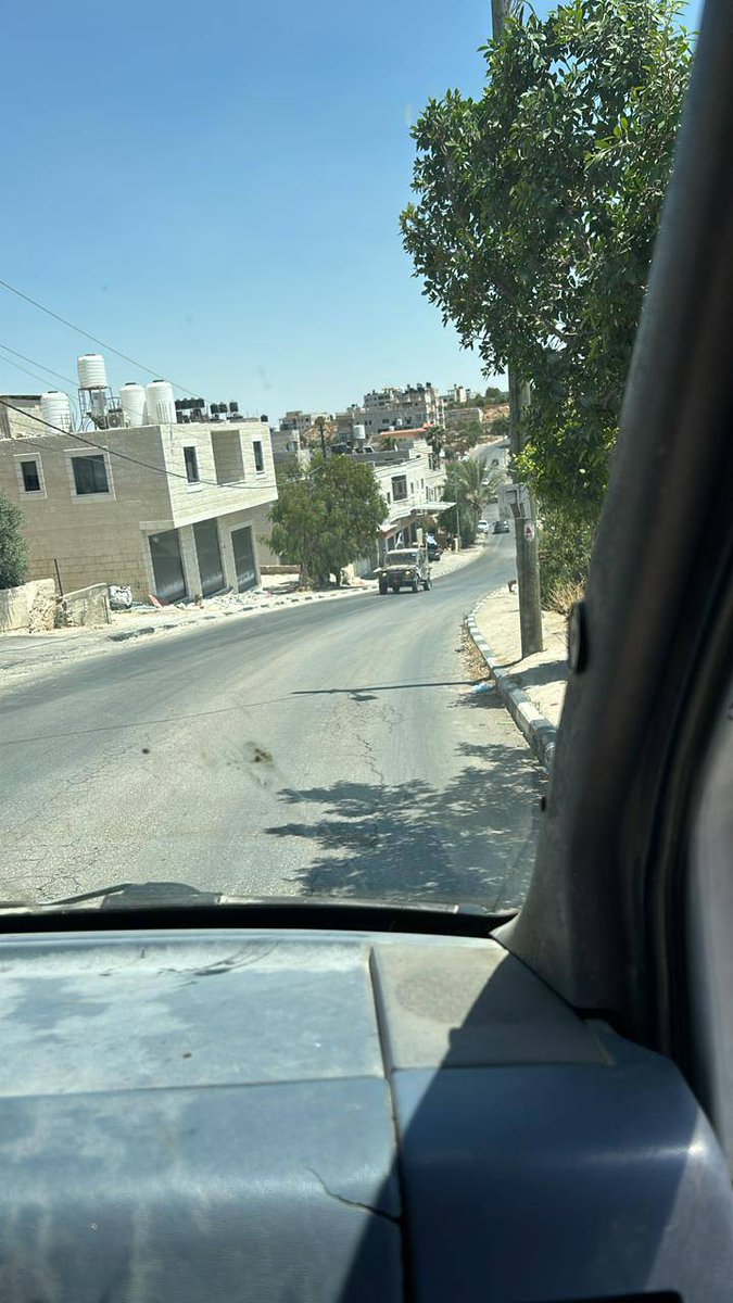 Israeli army storming the village of Deir Jarir, east of Ramallah