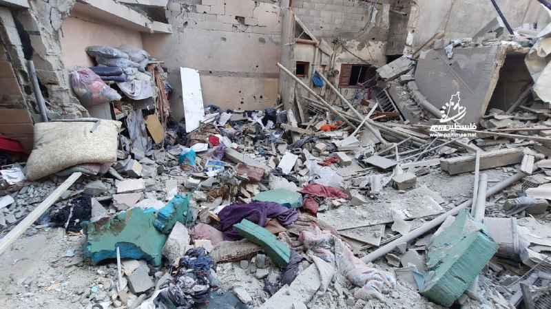 Two dead and a number of injuries as a result of the bombing of a house for the Zaqout family in the Block C area of the Nuseirat camp