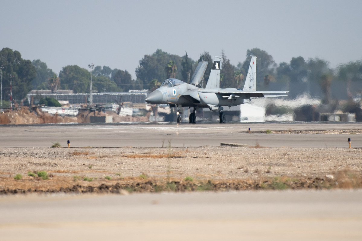 The Israeli army releases images and videos of F-15 fighter jets being prepared ahead of the strike in Yemen.The attack also involved F-35 fighters, refueling planes, and reconnaissance aircraft