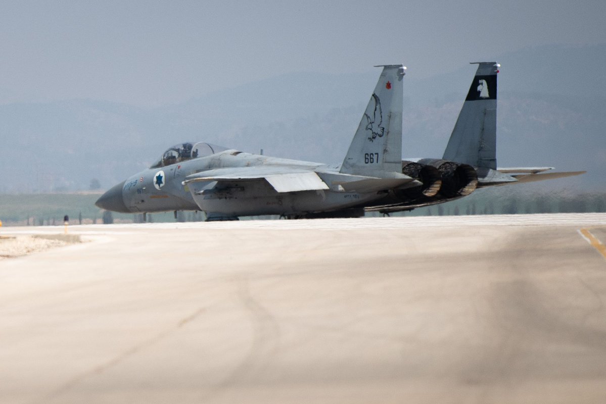 The Israeli army releases images and videos of F-15 fighter jets being prepared ahead of the strike in Yemen.The attack also involved F-35 fighters, refueling planes, and reconnaissance aircraft