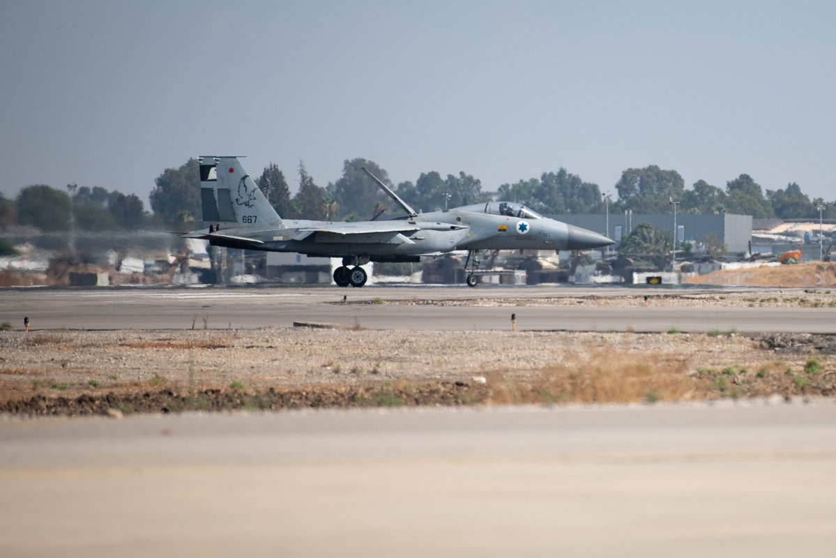 The Israeli army releases images and videos of F-15 fighter jets being prepared ahead of the strike in Yemen.The attack also involved F-35 fighters, refueling planes, and reconnaissance aircraft