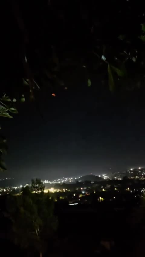 Several Iron Dome interceptions reported over the Upper Galilee, amid an apparent rocket barrage from Lebanon. Sirens sounded in several communities