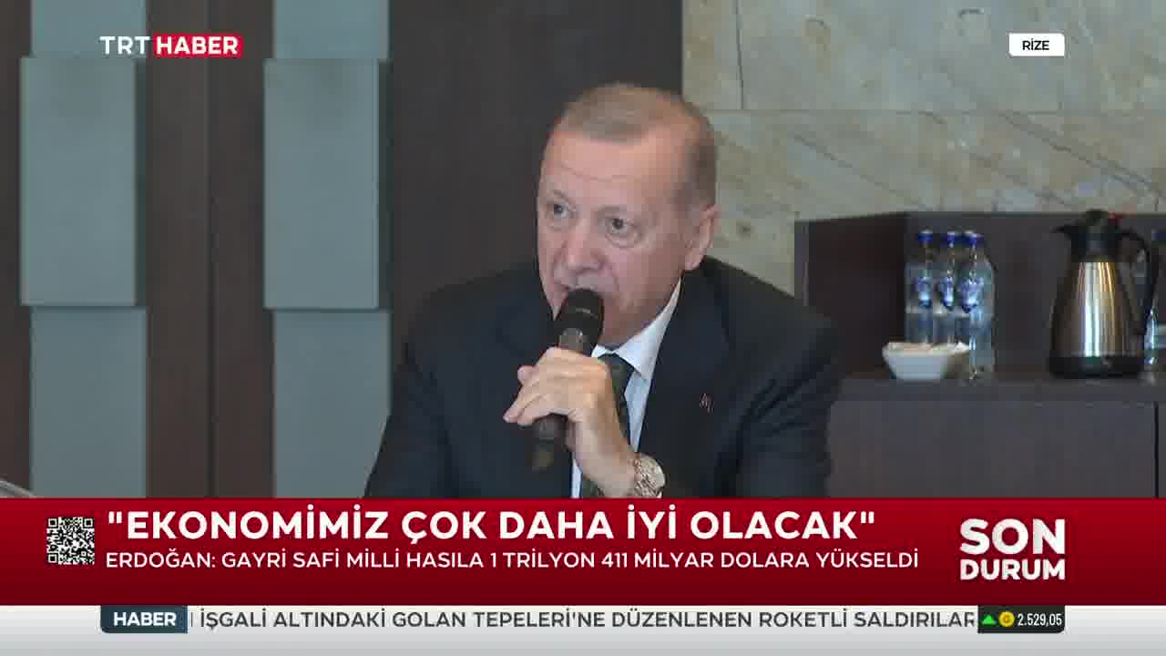 Erdogan :  Nous devons être très forts pour qu'Israël ne puisse pas faire ces choses à la Palestine. Tout comme nous sommes entrés dans le Karabakh, tout comme nous sommes entrés en Libye, nous pourrions leur faire la même chose. Il n'y a rien que nous ne puissions faire. Seulement, nous devons être forts. 