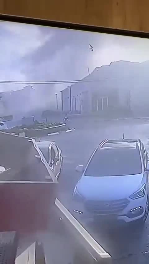 New footage shows the moment of the Hezbollah rocket impact in Majdal Shams, killing 12 children