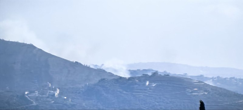 Artillery bombardment targeting the towns of Rab-e-Thaleen and Al-Adisa with incendiary ammunition