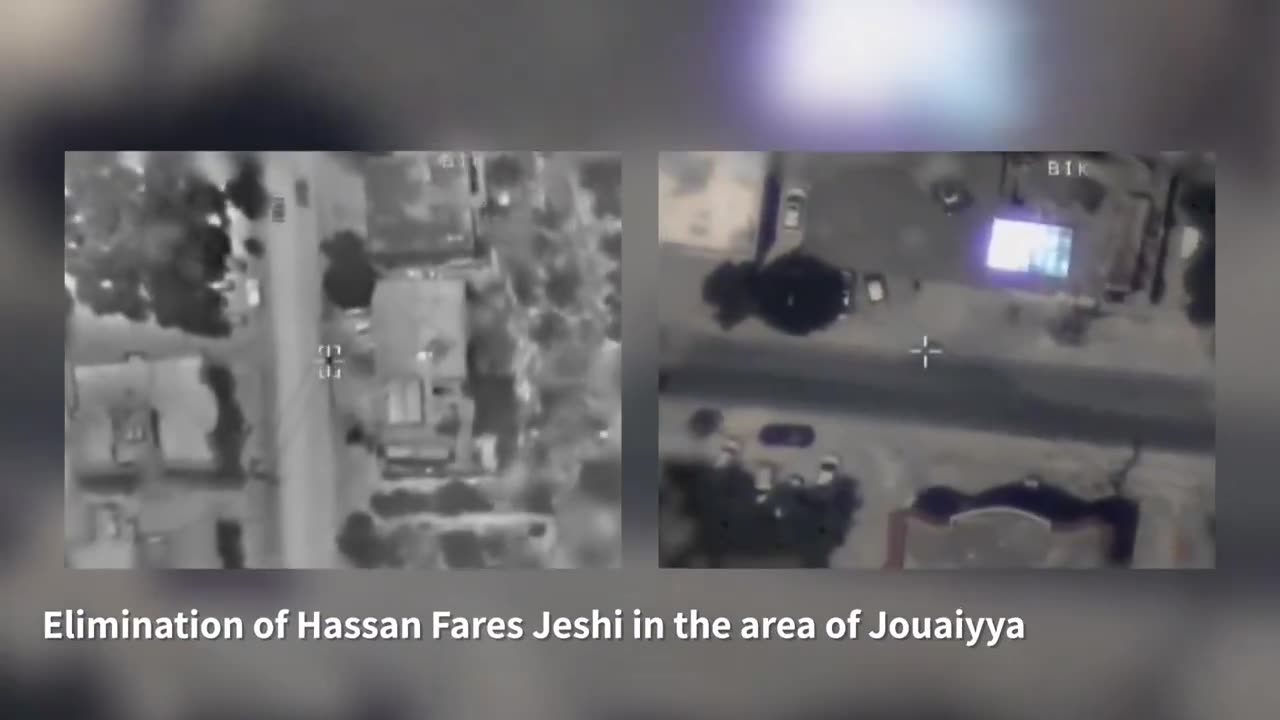 The Israeli military says it killed Hezbollah commander Hassan Fares Jeshi, who operated in the group's anti-tank missile unit. In Jouaiya village