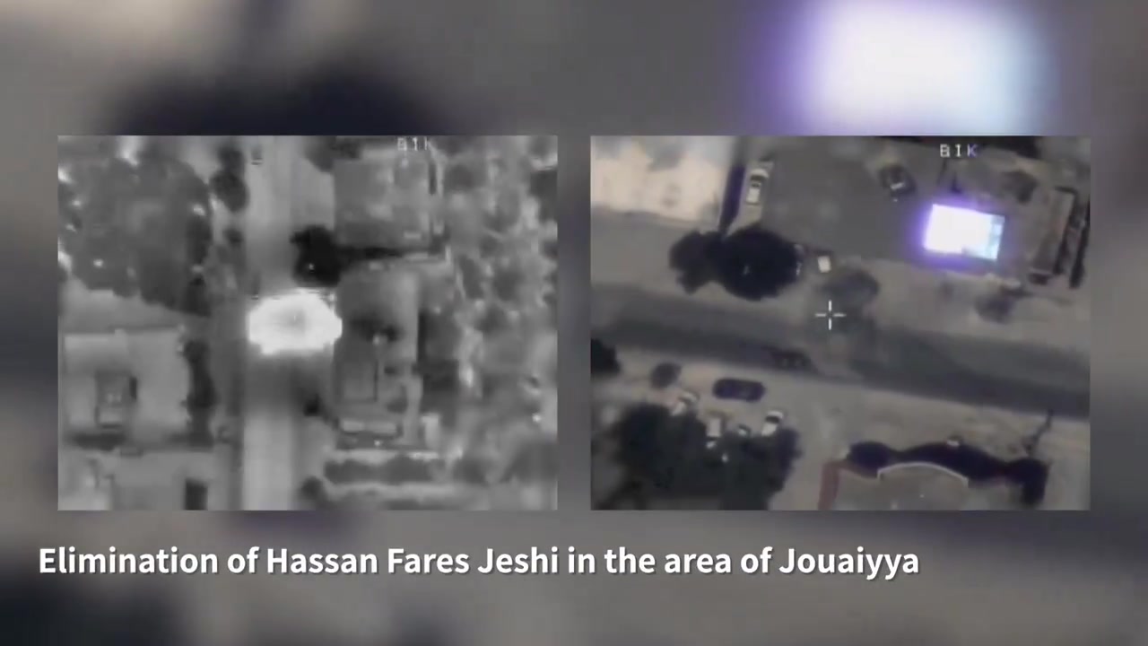 The Israeli military says it killed Hezbollah commander Hassan Fares Jeshi, who operated in the group's anti-tank missile unit. In Jouaiya village