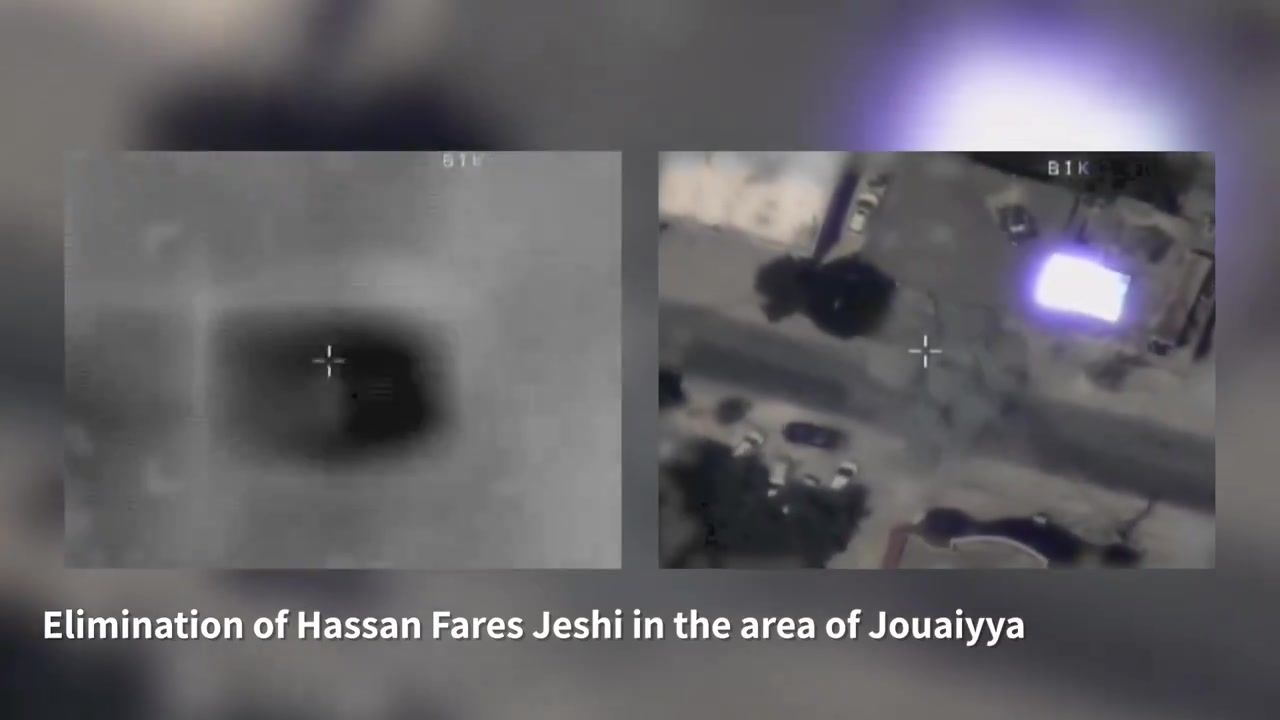 The Israeli military says it killed Hezbollah commander Hassan Fares Jeshi, who operated in the group's anti-tank missile unit. In Jouaiya village