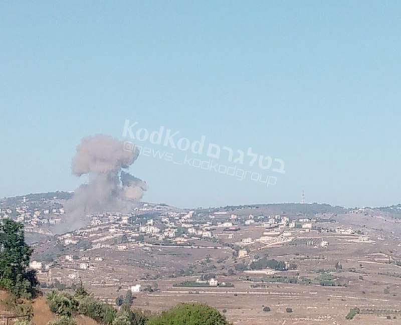 Frappe aérienne à Hula, au sud du Liban