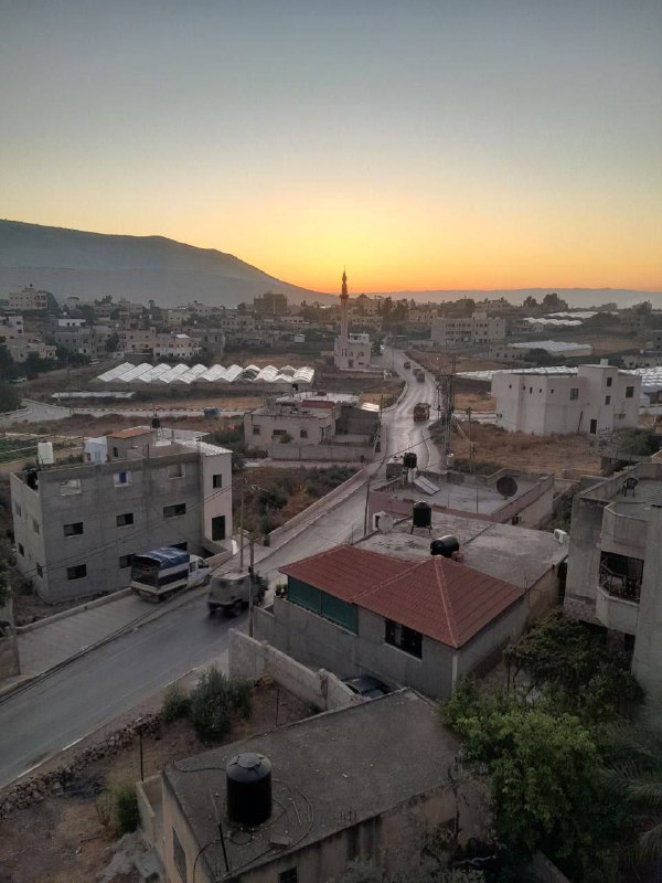 Army's storming of the city of Tubas in the West Bank